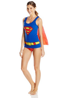 DC Comics Tank and Panty Set Supergirl 女士睡衣套装