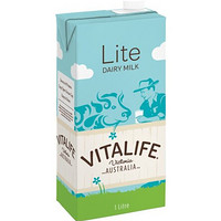 Laciate、Vitalife 全脂、脱脂牛奶 1L*12盒