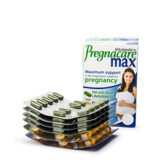 Vitabiotics Pregnacare Max女性孕期叶酸复合维生素+鱼油