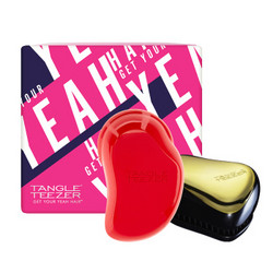 TANGLE TEEZER 金春红运美发梳礼盒（便携款璀璨金+家用款莓果红）