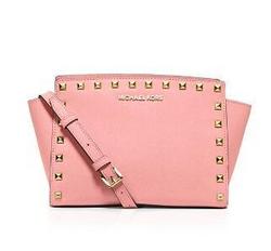 MICHAEL KORS Selma Medium Studded 女士真皮手提包