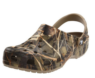 crocs 卡骆驰 Classic Realtree 12132 中性款洞洞鞋 Khaki