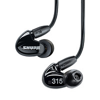 SHURE 舒尔 SE 315-K 动铁式 耳塞式耳机