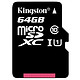 移动端：Kingston 金士顿 64GB TF存储卡（读速80Mb/s）