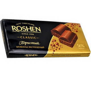 ROSHEN 如胜 浓黑充气巧克力100g 