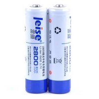 leise 雷摄 充电电池 18650锂电池大容量2800mAh 3.7V (2节装)  适用:强光手电筒/头灯/航模（不含充电器）