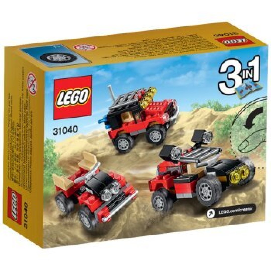 大妈金币换购记：LEGO 乐高 Creator 创意百变系列 三合一沙漠赛车 31040 晒单