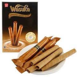 Wasuka 哇酥咔 卡布奇诺味爆浆威化卷 240g