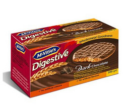 Mcvitie's 麦维他 黑巧克力消化饼 200g*17盒