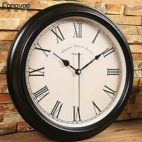 凯诺时欧式复古挂钟客厅静音钟表大号现代创意时钟挂表石英钟表