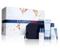 CLARINS 娇韵诗 男士清洁保湿护肤套装 洁颜膏125ml+保湿霜50ml+剃须泡沫50ml+眼部啫喱10ml