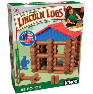 Lincoln Logs 原始林肯日志积木玩具  