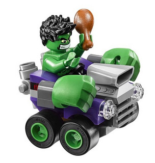 LEGO 乐高 Marvel漫威超级英雄系列 76066 迷你战车：绿巨人对战奥创