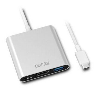 CHOETECH C0049S Type-C转USB3.0+HDMI转换器