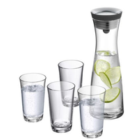 WMF 水晶玻璃冷水壶套装 1壶4杯