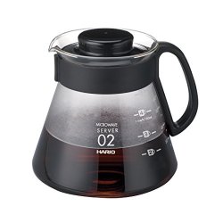 HARIO 好璃奥 XVD-60B 耐热玻璃过滤泡茶壶  黑色 600ml