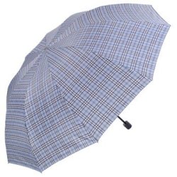 Paradise 天堂伞 33213E 三折双人商务晴雨伞 灰格 *8把