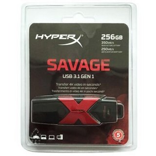 Kingston 金士顿 HXS3 U盘 256GB USB3.1 红色