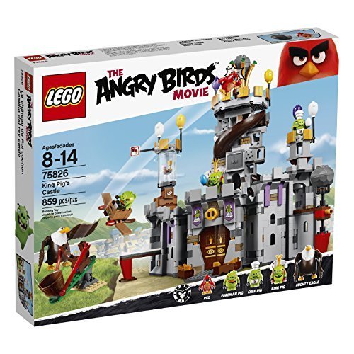 LEGO 乐高 75826 愤怒的小鸟大电影 猪王城堡