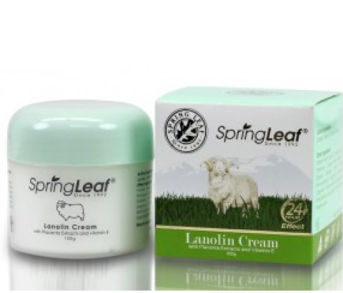 凑单品:Spring Leaf 绵羊油面霜 100g AU$5.23