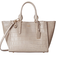 COACH 蔻驰 Embossed Croc Crosby Carryall 女士手提斜挎包