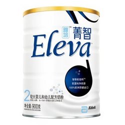 Abbott 雅培 Eleva 菁智 纯净较大婴儿和幼儿配方奶粉 2段 900g