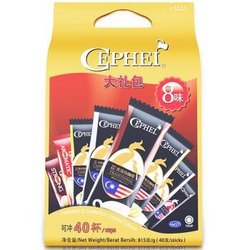 CEPHEI 奢斐咖啡 8味咖啡大礼包815g 白/黑咖啡