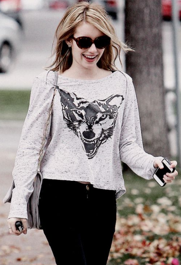 小个子也有春天——和Emma Roberts 学穿搭