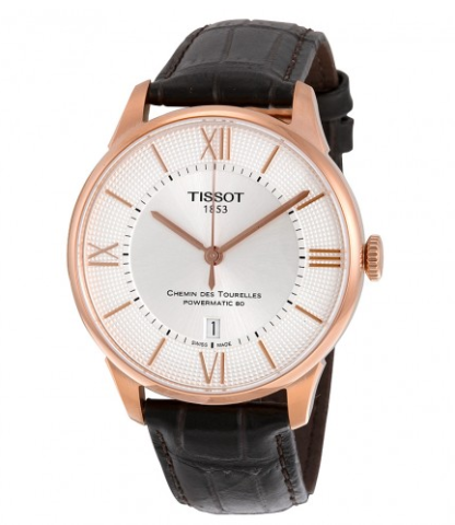tissot 天梭 chemin des tourelles powermatic 80 系列 t099.407.36.