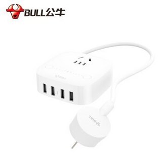 BULL 公牛 GN-U201T 智能USB插座 1.5米