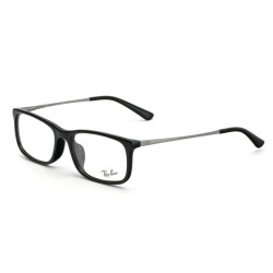 RAY BAN 雷朋 板材&金属 眼镜架0RX5342D 2000 55 哑黑+1.60非球面树脂镜片     