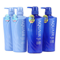 AQUAIR 水之密语 净澄水活洗发露(倍润型)600mL*2瓶+水之密语 净澄水活护发素600mL*2瓶