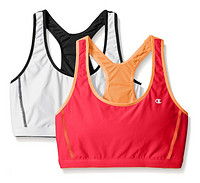 限S码：Champion 2-Pack Reversible Racerback Sport 女士运动文胸 2件装