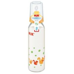 NUK 标准口径 耐高温玻璃奶瓶 230ml