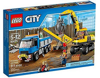 LEGO 乐高 City城市系列 60075 挖掘机和卡车+Creator 创意百变系列 30286 小小圣诞树