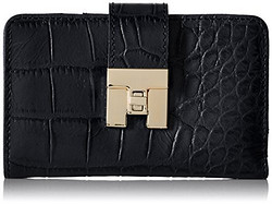 TOMMY HILFIGER Turn-Lock Croco-Embossed 女士真皮钱包