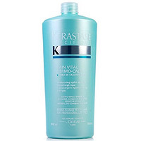 KÉRASTASE 卡诗 头皮系列 舒缓丝盈洗发水 1000ml + L'OREAL PARIS 巴黎欧莱雅 气垫按摩梳