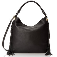 REBECCA MINKOFF Clark Hobo 女士单肩包 黑色