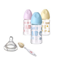 rikang 日康 宽口玻璃奶嘴套装 （RK-3052+RK-3354+RK3509） *2件