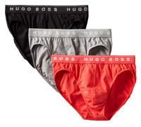 凑单品：HUGO BOSS Cotton 男士纯棉内裤3条装