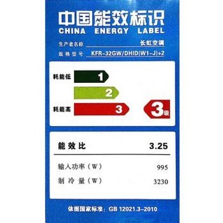 CHANGHONG 长虹 KFR-32GW/DHID(W1-J)+2 壁挂式空调 小1.5匹