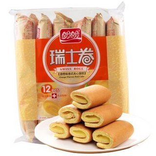 PANPAN FOODS 盼盼 瑞士卷 香橙味 240g