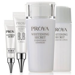 PROYA 珀莱雅 靓白肌密四件套 水25ml+乳30ml+眼霜5g+BB10ml 