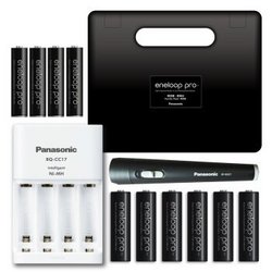 Panasonic 松下 eneloop 爱乐普 K-KJ17HCC64W 5号7号高容量智能充电收纳家庭套装 10节