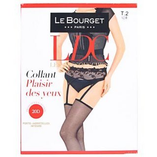 Le Bourget 1BL NOIR 20D尼龙蕾丝吊带袜