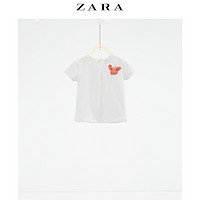 ZARA 02335501600 蝴蝶图案T恤  女童装