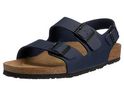 Birkenstock Classic Milano Birko-Flor 中性软木底凉鞋（窄版）