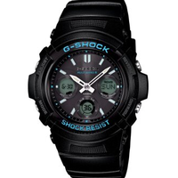 CASIO 卡西欧 G-SHOCK系列 AWG-M100BA-1A 男士太阳能电波腕表