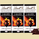 Lindt 瑞士莲 特醇排装黑巧克力100克*3块 多味可选