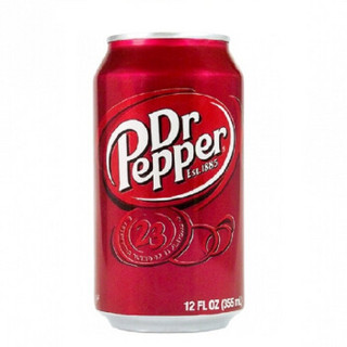 Dr Pepper 胡椒博士 原味+樱桃 果汁 355ml*12听